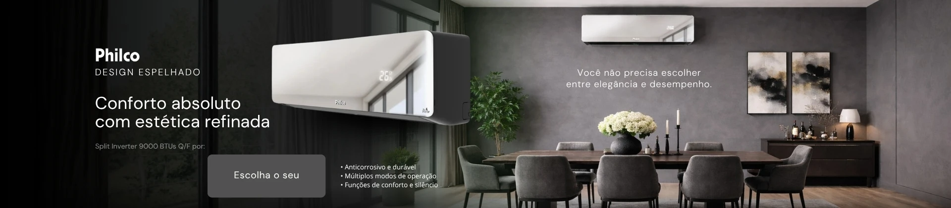 Conheça toda a linha de ar-condicionado Philco em oferta