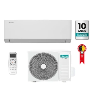 Ar Condicionado Split Inverter Hisense 9000 BTUS Quente Frio 220V Monofásico Ar Condicionado Split Inverter Hisense 9000 BTUS Quente Frio 220V Monofásico