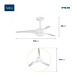 Ventilador de teto Mondial VTE-01 03 Pás Branco 220v 9060-02